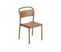 Krzesło LINEAR STEEL SIDE CHAIR MUUTO - różne kolory/metal, na zewnątrz