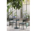 Krzesło LINEAR STEEL SIDE CHAIR MUUTO - różne kolory/metal, na zewnątrz