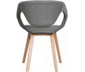 Krzesło Flex Back Zuiver jasnoszary