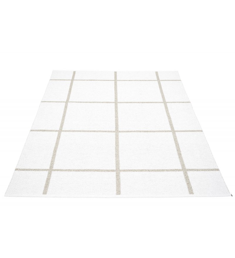 Dywan ADA Pappelina - white / stone metallic