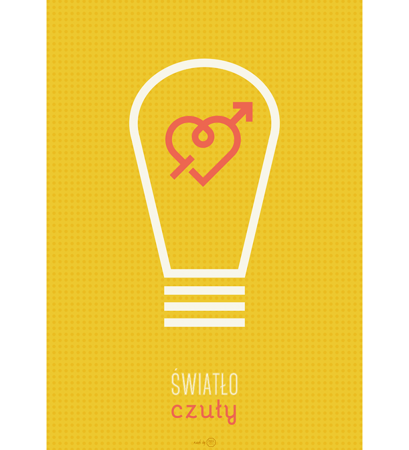 Plakat 'Światłoczuły' - r&oacute;żne wielkości