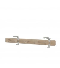 Wieszak na ubrania Plank Muuto - naturalny dąb / szary