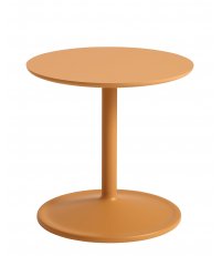 Stolik Soft Side Table - Ø41 cm H40 cm, pomarańczowy