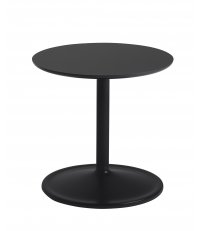 Stolik Soft Side Table - Ø41 cm H40 cm, czarny