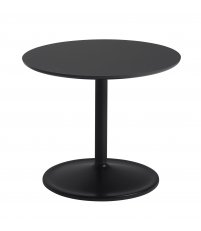 Stolik Soft Side Table - Ø48 cm H40 cm, czarny