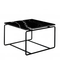 Stolik kawowy Form-A Un'common - czarny marmurowy blat Marquina