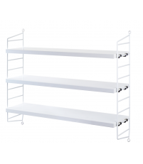 Regał String® Pocket String Furniture- biały