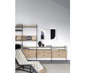 Panel modułowy ścienny String Furniture- system String®, rozmiar 75/30cm, różne kolory, zestaw 2 szt.