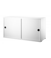 Szafka modułowa z przesuwnymi drzwiami String Furniture- system String®, rozm. 78/42/30, różne kolory