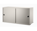 Szafka modułowa z przesuwnymi drzwiami String Furniture- system String®, rozm. 78/42/30, różne kolory