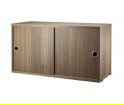 Szafka modułowa z przesuwnymi drzwiami String Furniture- system String®, rozm. 78/42/30, różne kolory