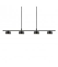 Lampa wisząca Clyde Nordlux - czarna, jednoramienna