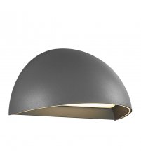 Kinkiet Arcus Nordlux - szary, na zewnątrz