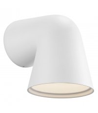 Kinkiet Front Single Nordlux - biały, na zewnątrz