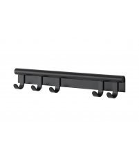 Wieszak na ubrania Coil Muuto - długość 60cm, czarny