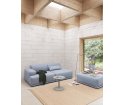 Sofa modułowa 3-osobowa Connect Soft Muuto - konfiguracja 1, tkanina Re-wool 128