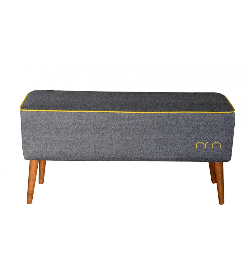 Ławka Mr. M od Monkey Machine - kolor grafitowy