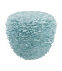 Lampa z piór Eos Evia Large light blue UMAGE - jasnoniebieska, średnica 55 cm