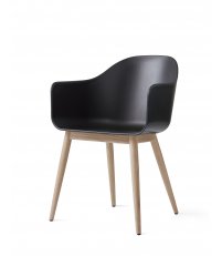 Krzesło Harbour Dining Menu - różne kolory siedziska, podstawa z naturalnej dębiny