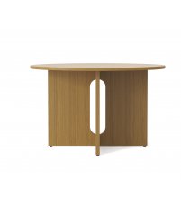 St&oacute;ł do jadalni Androgyne Menu - średnica 120cm, naturalny dąb