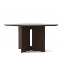 St&oacute;ł do jadalni Androgyne Menu - średnica 150cm, dąb bejcowany na ciemno