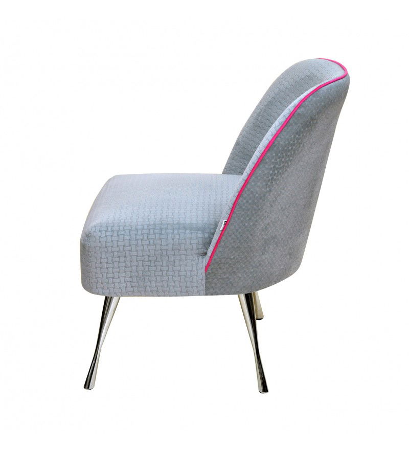 Fotel TWIGGY z r&oacute;żową lam&oacute;wką od Monkey Machine