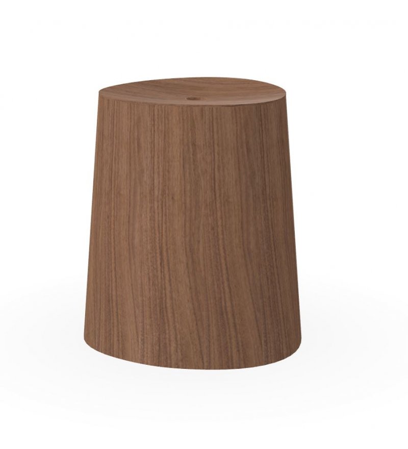 Stołek / taboret P.O.V. TON - orzech amerykański olejowany