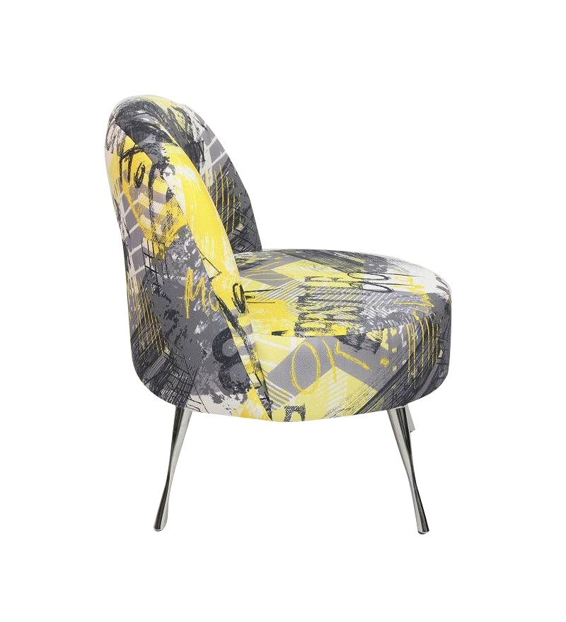 Fotel NO RULES od Monkey Machine - ż&oacute;łty