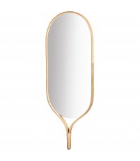 Lustro Racquet Bolia - owalne / mydlona dębina