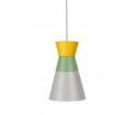 Lampa DANCE ALL NIGHT kolekcja ILI ILI - żółto-zielono-szara