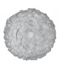 Kinkiet / plafon z piór Eos Up light grey Ø 40 cm UMAGE - jasnoszary