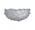 Kinkiet / plafon z piór Eos Up light grey Ø 40 cm UMAGE - jasnoszary