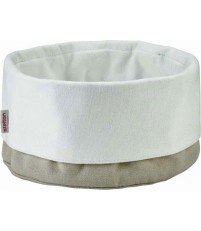 Stelton Classic chlebak - torba na pieczywo piaskowo-biała