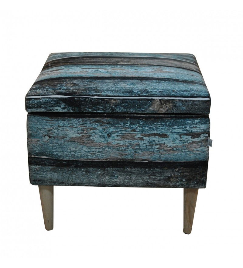 Puf BOX Old Wood Monkey Machine