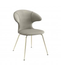 Krzesło tapicerowane Time Flies UMAGE - white sands, złote nogi