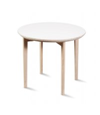 Stolik kawowy SM241 Skovby- 9 wariant&oacute;w okrągłego blatu, drewniana podstawa, wysokość 44,5 cm lub 48 cm