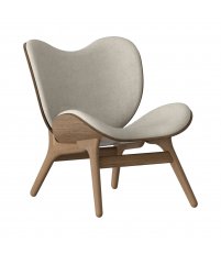 Fotel A Conversation Piece Low dark oak UMAGE - ciemny dąb / white sands