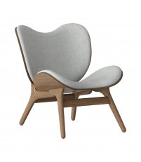 Fotel A Conversation Piece Low dark oak UMAGE - ciemny dąb / sterling