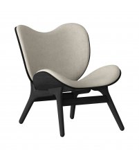 Fotel A Conversation Piece Low black oak UMAGE - czarny dąb / white sands