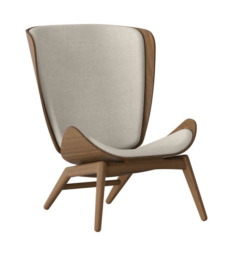 Fotel The Reader dark oak UMAGE - ciemny dąb / white sands