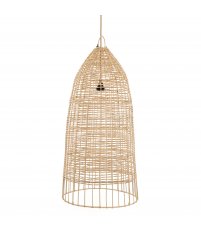Abażur wiszący The Elba Bazar Bizar - naturalny, rozmiar L