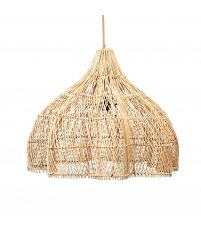 Abażur wiszący The Whipped Bazar Bizar - naturalny, rozmiar M