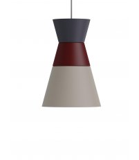 Lampa Dance All Night kolekcja ILI ILI GRUPA - grafitowo-bordowo-beżowa
