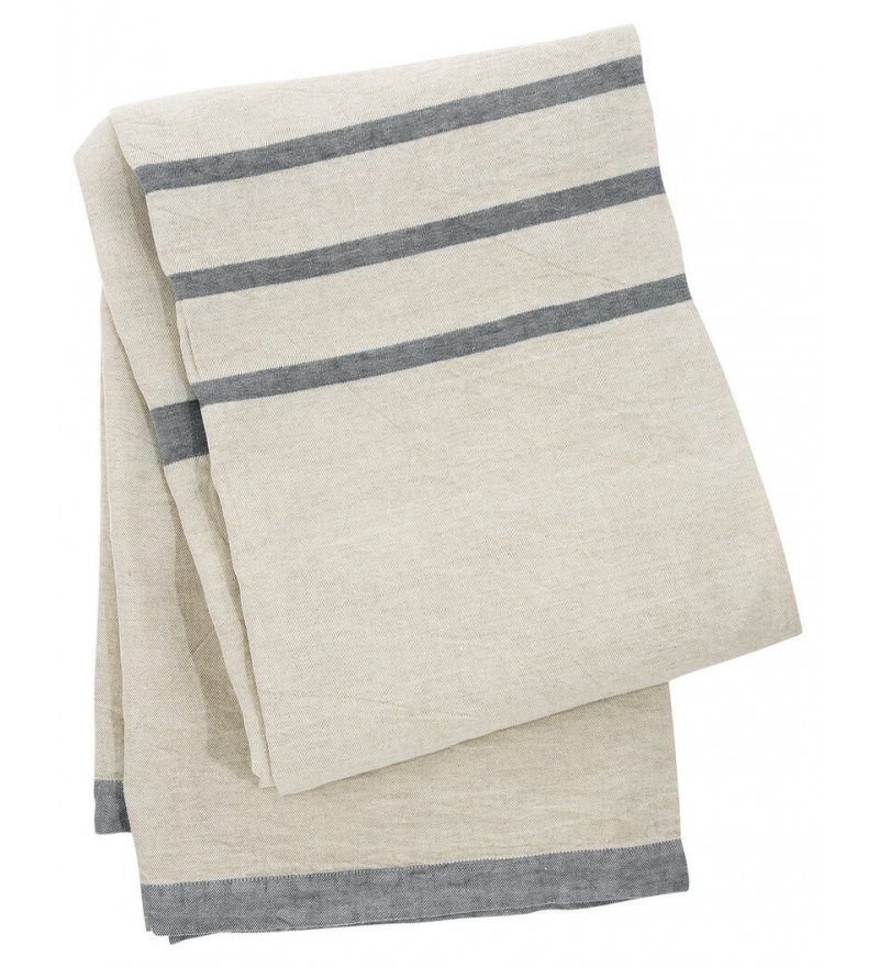 Lniany obrus / pled USVA Lapuan Kankurit -  150 x 260 cm, lniano-szary