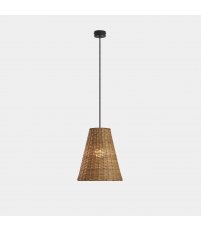 Lampa wisząca Caribe LEDS C4 -  &Oslash;26 cm, naturalny rattan