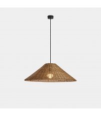Lampa wisząca Caribe LEDS C4 -  &Oslash;60 cm, naturalny rattan