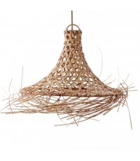 Abażur wiszący Mykonos Bazar Bizar - naturalny, rozmiar L
