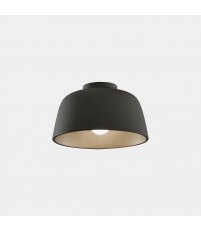 Plafon Miso LEDS C4 - czarna ze złotym wnętrzem