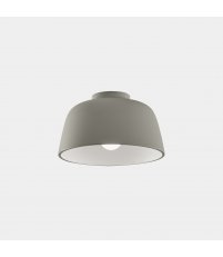 Plafon Miso LEDS C4 - szara z białym wnętrzem