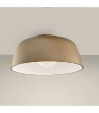 Plafon Miso LEDS C4 - Ø43,3 cm, złoty z białym wnętrzem
